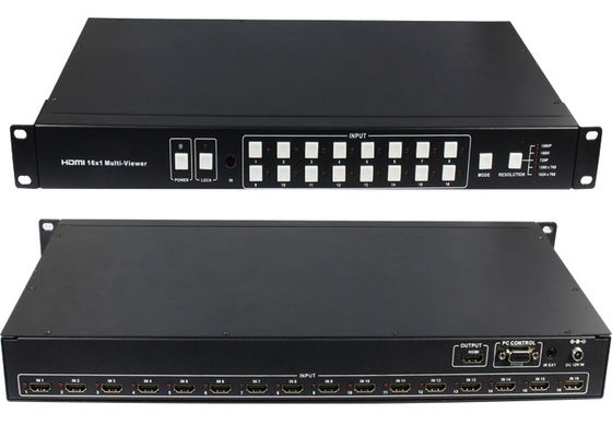 16 εισάγετε 1 παραγωγή 16 λιμένες HDMI Multiviewer με άνευ ραφής Switcher