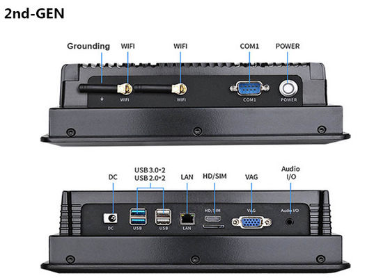 8 βιομηχανικό CE RoHS PC επιτροπής οθονών επαφής ίντσας εγκεκριμένο