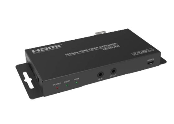 18Gbps 2,0 τηλεοπτικό HDMI πέρα από το διαλυτικό χρώματος ινών με την ακουστική εξαγωγή