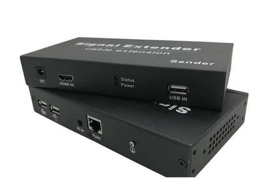 τηλεοπτικό διαλυτικό χρώματος 200m 1080P 4K HDMI KVM USB μέσω του ενιαίου καλωδίου Cat5e/6