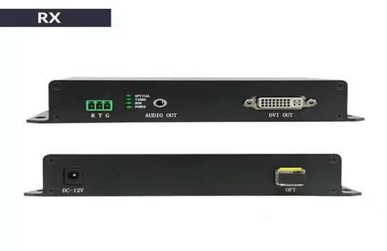 20χλμ. DVI Fiber Extender 1080p@60Hz HDMI 1.3 & 3.5mm Υποστήριξη ήχου
