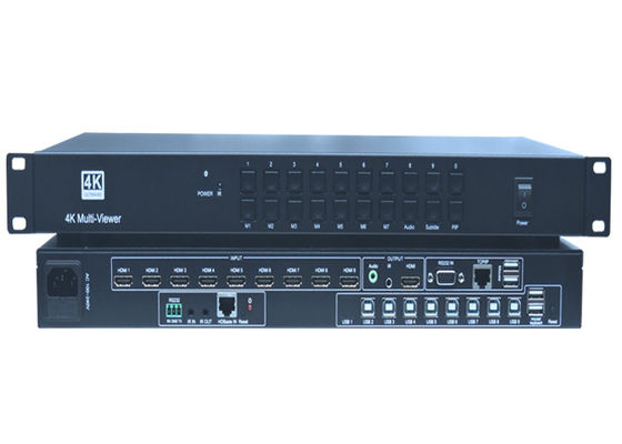 Winlink wl-0901M άνευ ραφής Switcher 9x1 4K HDMI με Multiview και το μετρητή