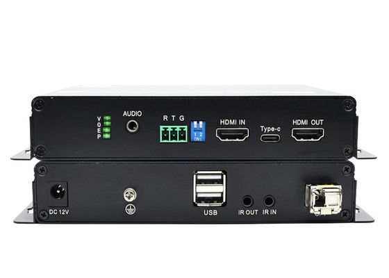 Βιομηχανικό HDMI Fiber Optic Extender 4K 60Hz Ultra HD Μέχρι 10 χλμ.