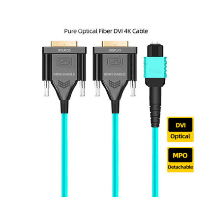 MPO Fiber Cable DVI Standard Signal Port συμβατό με το πρωτόκολλο DP 1.4 Υποστηρίζει σύστημα βίντεο 4K Ultra HD