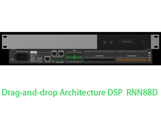Dante DSP επεξεργαστής 8x8 ηχητική μήτρα συνδιάσκεψη ηχητική DSP