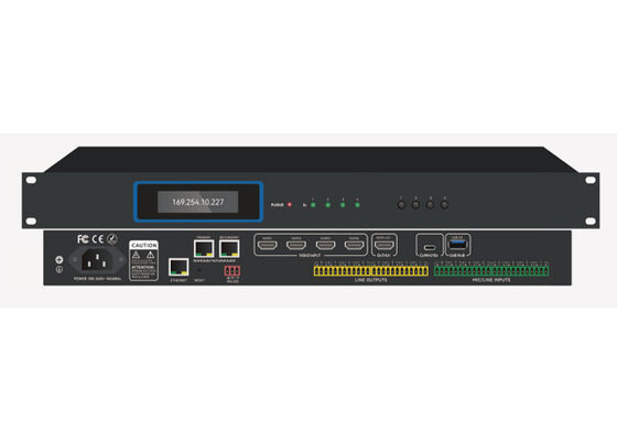 Κέντρο επεξεργασίας AV της σειράς VINCAN MDP με 4K60 HDMI Switching, Audio DSP και USB Conference
