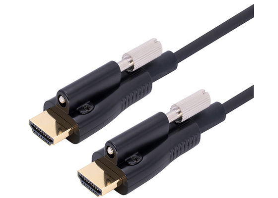 Καλώδιο οπτικών ινών της EMI RFI HDMI με την έξοχη ταχύτητα υποστήριξης 18G βιδών