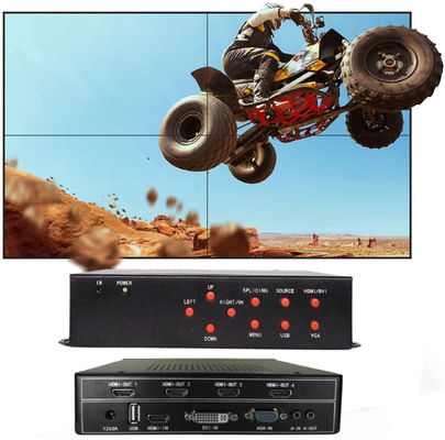 1 4 έξω LCD TV στον πολυ ελεγκτή 2x2 τοίχων οθόνης τηλεοπτικό με 8 τρόπους τοίχων