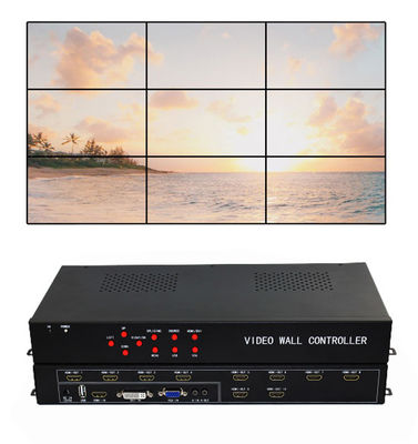 CE Rohs 1 της FCC 9 ΈΞΩ στον τηλεοπτικό μητρών 3x3 ελεγκτή τοίχων TV τηλεοπτικό με 9 οθόνες