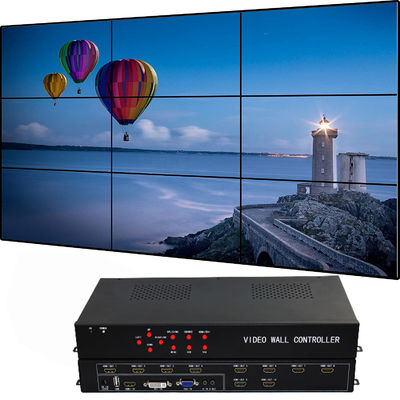 1 στον τηλεοπτικό ελεγκτή τοίχων 9 έξω HDMI LCD με 2x2 2x3 3x2 4x1 4x2 3x3 και τη FCC CE RoHS