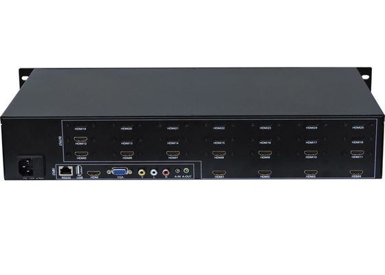 Τηλεοπτικός ελεγκτής μητρών τοίχων Hdmi 2x2 3x4 2x6 2x5 LCD με τον έλεγχο RS232 για να συνδέσει 12 TV