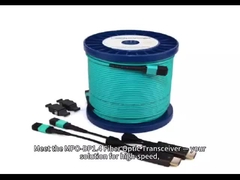 Ο MPO-DP1.4 μεταδότης οπτικών ινών παρέχει γρήγορα,